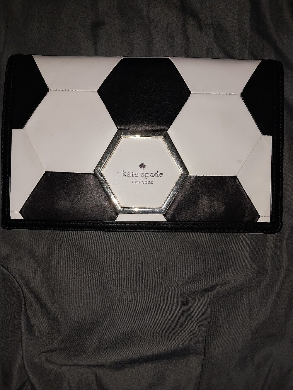 kate spade Victory goal Clutch  Rare